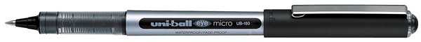 Uniball UB150 Eye Rollerball Micro Black Each 12 per Box