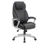 YS444 Tristar High Back Black PU Chair