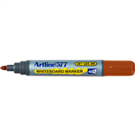 Artline 577 Whiteboard Marker Bullet Brown 12 per Box