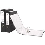 Marbig Lever Arch Board A4 Mottle Black 10 per Box