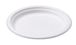 Paper Plate 230mm Uncoated White 50 Pack