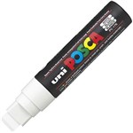 Uni Posca Marker Chisel Tip Point 15mm White