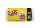 Glad Bin Liner Wavetop Medium 27L 40 Pack