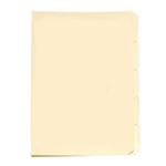 Avery Folder Manilla 5 Tabbed Foolscap Buff 50 Pack