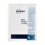 Avery Binder Wallet Plastic A4 Clear with Filling Strip