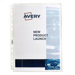 Avery Sheet Protector Heavy Duty Plastic A4 Clear 10 Pack