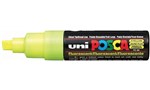 Uni Posca Marker Chisel 8mm Fluoro Yellow