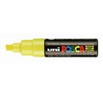 Uni Posca Poster Marker Chisel Tip 8mm Yellow