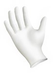 Bastion Nitrile Powder Free Textured Disposable Gloves White Pk100