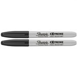 Sharpie Extreme Fine Point Permanent Marker Black Pack 2