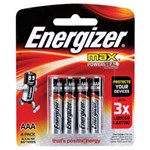 Energizer Max AAA E92 Alkaline Battery 4 Pack
