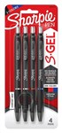 Sharpie SGel Pen 07mm Assorted Pk4