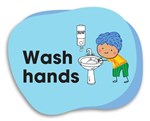 Signs Outdoor Memory Joggers Wash Hands