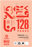 Olympic Eco Exercise Book A4 8mm 128 Page 10 per Pack