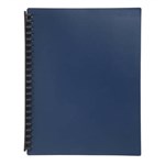 Marbig Display Book Refillable A4 Dark Blue