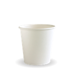 BioPak Wall Cup Single 4oz White Pk50 20 per Carton
