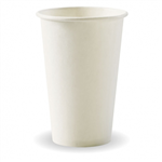 BioPak Wall Cup Single 12oz 80mm White 50 Pack 20 per Carton