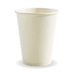 BioPak Wall Cup Single 12oz White Pk50 20 per Carton
