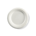 Biopak BioCane Plates Round 6inch White Pk125 4 per Carton