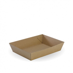 Biopak BioBoard Tray Number 3 45x134x180mm Mix Kkraft