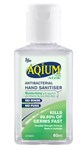 Aqium Hand Sanitiser Gel Aloe 60mL Clear