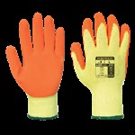 Portwest Fortis Grip Glove Latex Yellow Orange