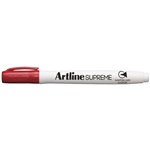 Artline Supreme Whiteboard Marker Bullet Red 12 per Box