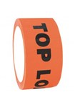 Top Load Only Packaging Tape 48mmx66m Black on Fluoro Orange