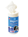 Aspire Cleaning Wipes White 75 Tub