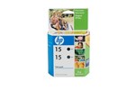 HP 15 CC626AA Ink Cartridge Black Twin Pack