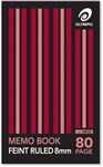 Olympic Memo Book 80 Page 165x100mm Feint Ruled 8mm 20 per Pack