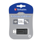 Verbatim 49071 USB Store N Go Pinstripe 128gb Black