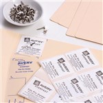 Avery Everlast File Pin Holders White 300 Pack