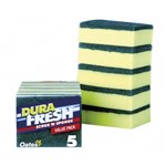 Oates Dura Fresh Scour N Sponge 5 Pack