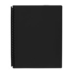 Marbig Display Book Refillable Black A4 40 Page