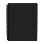 Marbig Display Book Refillable Black A4 40 Page