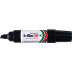 Artline 50 Marker Permanent Chisel Black 12 per Box