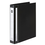 Marbig Ring Binder Deluxe A4 2D Ring 38mm Black 12 per Box
