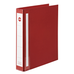 Marbig Ring Binder Deluxe A4 2D Ring 38mm Red 12 per Box