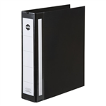 Marbig Ring Binder Deluxe A4 2D Ring 50mm Black 12 per Box