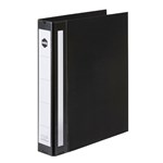 Marbig Deluxe Binder Large Capacity A4 4D Ring 38mm Black 12 per Box