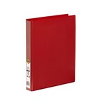 Marbig Clearview Insert Binder A4 3D Ring 25mm Red 20 per Box