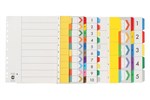 Marbig Dividers 10 Tab Extra Wide A4 Assorted
