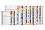 Marbig Dividers 1 to 20 Tab Reinforced A4 Assorted