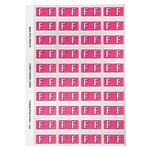Avery Colour Coding Labels F Side Tab Pink 240 Pack