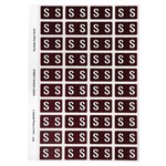 Avery Colour Coding Labels S Side Tab Brown 240 Pack