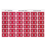 Avery Colour Coding Labels B Side Tab Magenta 180 Pack