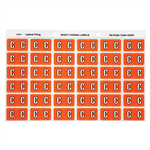 Avery Colour Coding Labels C Side Tab Orange 180 Pack