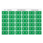 Avery Colour Coding Labels F Side Tab Light Green 180 Pack