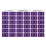 Avery Colour Coding Labels I Side Tab Purple 180 Pack